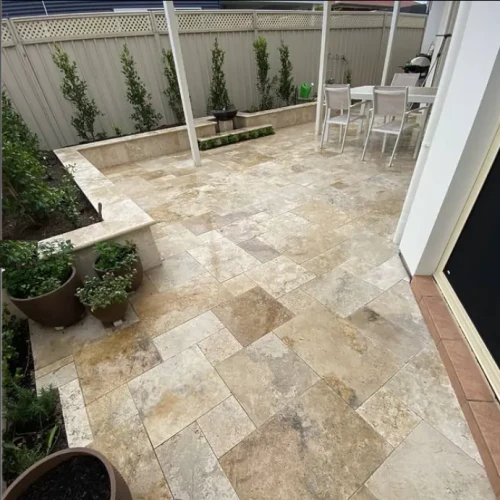 Przejdź do produktu Trawertyn Rustic Classic Mix krawędzie bębnowane 1kpl= 0,742m2 | Komplet Rzymski