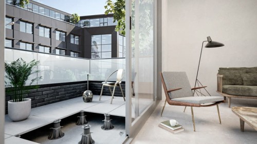 Przejdź do produktu Regulowany wspornik tarasowy Standard 320-420 mm