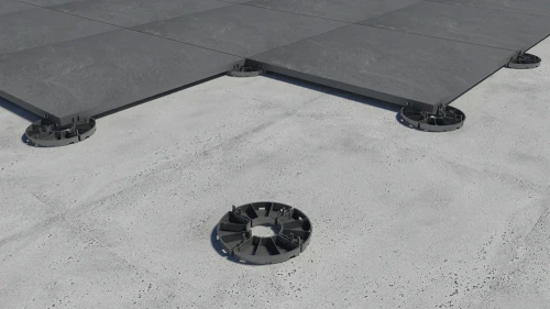 Przejdź do produktu Plastikowa podkładka podpora tarasowa pod płyty 15 mm czarna DDP015