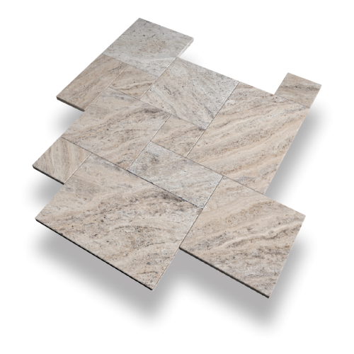 Przejdź do produktu Trawertyn 12 mm Philadelphia Mix Szczotkowany Bębnowany 1kpl=0,742m2 | Komplet Rzymski