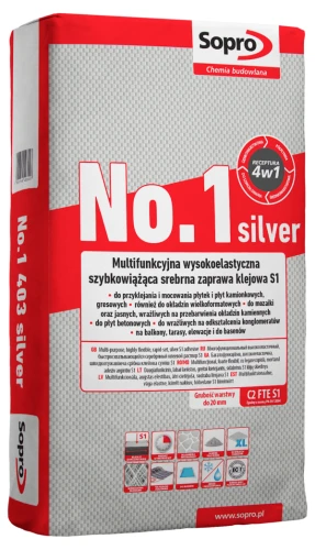 Przejdź do produktu No.1 403 silver - Szybkowiążący klej wysokoelastyczny S1