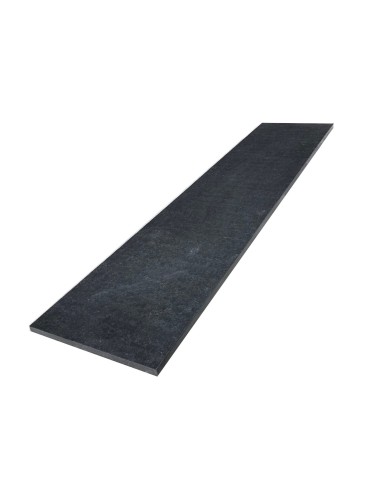 Przejdź do produktu Stopnica granitowa płomieniowana G690 Bazalt Black 150x33x3 cm