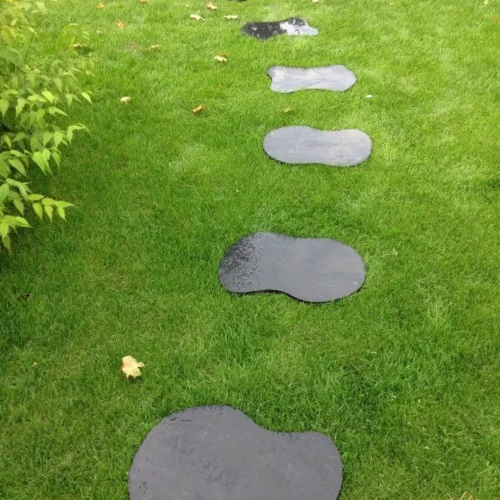 Przejdź do produktu Kamień na ścieżki | Płytki ogrodowe Kadappa Black Limestone Natural t/h 40x60 2-4 cm