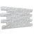 Kamień dekoracyjny marmur Pure White Brick 7x30 cm - płytki