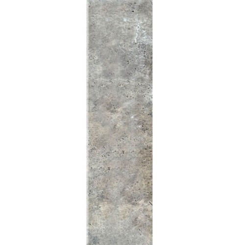 Przejdź do produktu Stopnica kamienna Trawertyn Ash Argent Mix Szlifowany Bullnose 135x33x2 cm