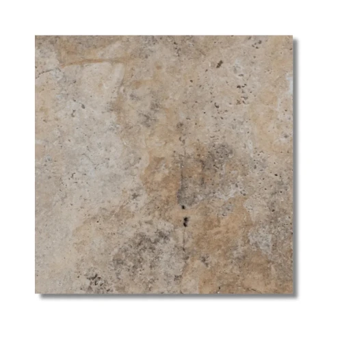 Przejdź do produktu Trawertyn Philadelphia Niewypełniony Szlif Bębnowany 20,3x20,3x1,2 cm