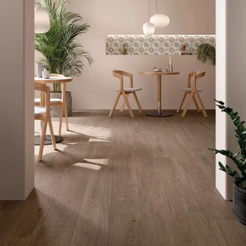 Przejdź do produktu Płytka gresowa 20mm All Around Wood Natural Brown – 120x30x2 cm