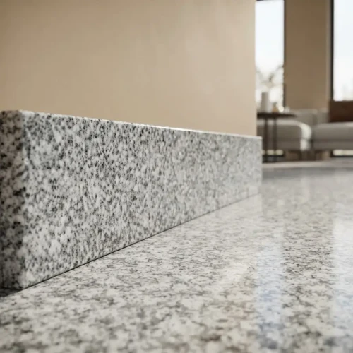 Przejdź do produktu Cokół granitowy polerowany G603 New Bianco Cristal 61x8x1 cm