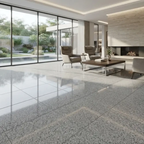 Przejdź do produktu Płytka granitowa szara polerowana G603 New Bianco Cristal 60x60x1,5 cm