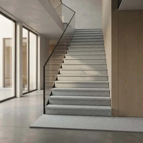 Przejdź do produktu Parapet Stopnica Granitowa Szara Szlifowana G603 New Bianco Cristal 150x33x2 cm