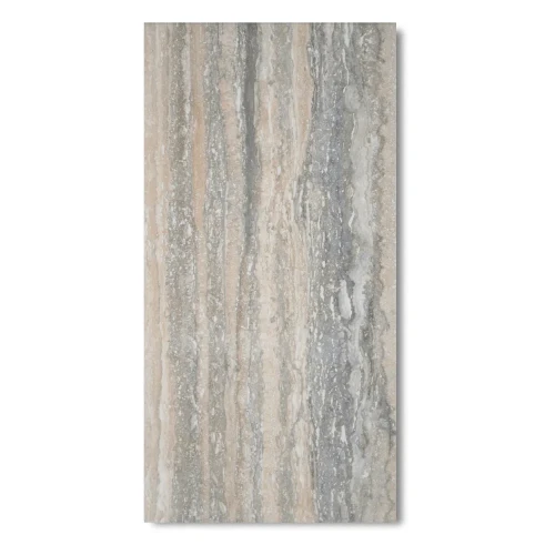 Przejdź do produktu Trawertyn Silver Ash vein cut szczotkowany 30,5x61x1,2 cm