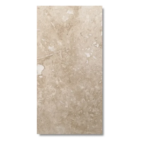 Przejdź do produktu Trawertyn 12mm Classic Light krawędzie bębnowane 40,6x61x1,2 cm