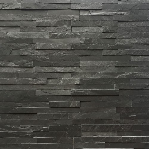 Przejdź do produktu Kamień elewacyjny dekoracyjny łupek czarny 10x36 Black Slate Stackstone