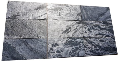 Przejdź do produktu Płytka kwarcytowa Silver Grey szlifowana 60x30x1,2