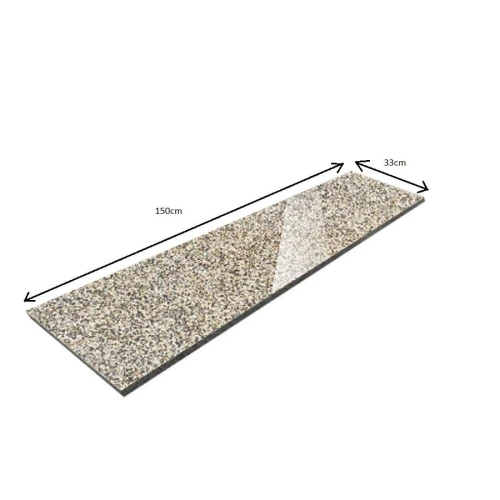 Przejdź do produktu Parapet Stopnica granitowa beż polerowana G682 150x33x2 cm