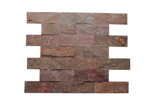Przejdź do produktu Kamień elewacyjny-dekoracyjny  kwarcytowy Copper Brick 10x30