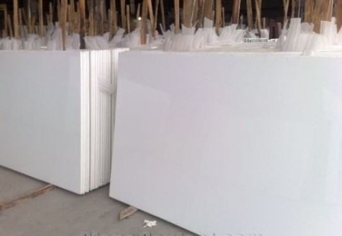 Przejdź do produktu Konglomerat Marmurowy Polare  Snow White Slab 320x160x2cm polerowany