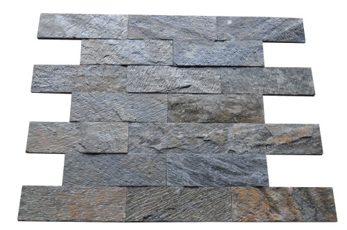 Przejdź do produktu Kamień elewacyjny-dekoracyjny  kwarcytowy Deoli Green 30x60