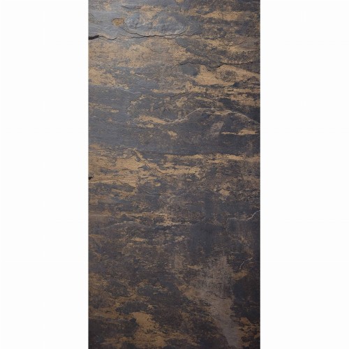Przejdź do produktu Fornir kamienny / Tapeta kamienna Slate Black Gold Line XXL 122x244x0,2 cm