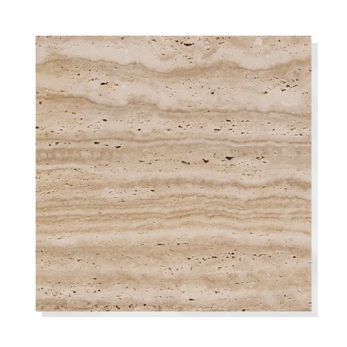 Przejdź do produktu Trawertyn Bianco Classic Vein Cut Brushed 61x30,5x1,2 cm