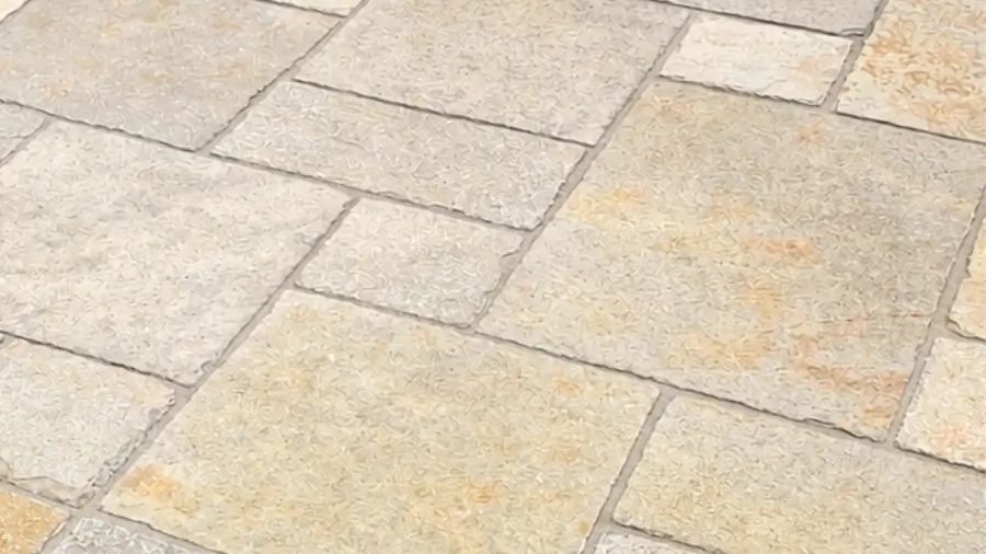 Wapień Tandur aranżacja na tarasie